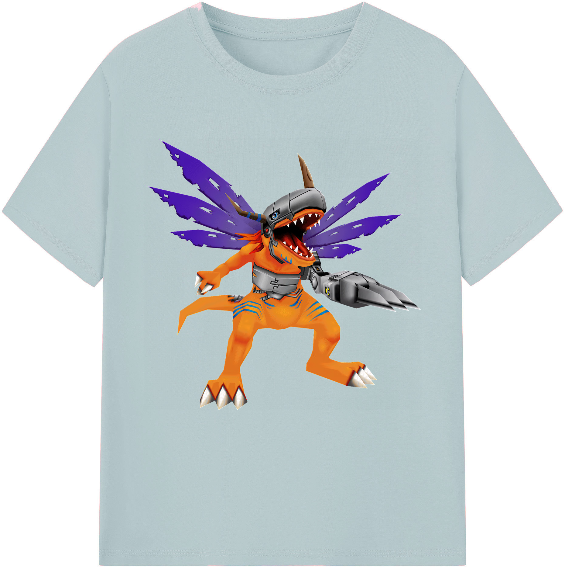 （画像用） Digimon デジタルモンスター/デジモン 綿100％半袖Tシャツ（フロントプリント）